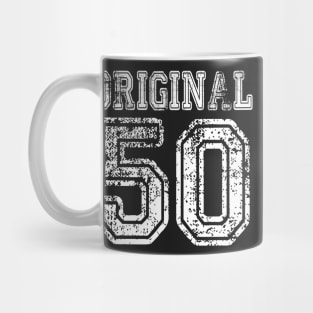 Original 50 2050 1950 T-shirt Birthday Gift Age Year Old Boy Girl Cute Funny Man Woman Jersey Style Mug